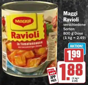 HIT Maggi Ravioli Angebot