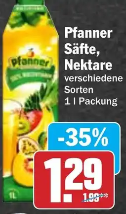 HIT Pfanner Säfte, Nektare Angebot