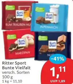 Budni Ritter Sport Bunte Vielfalt Angebot