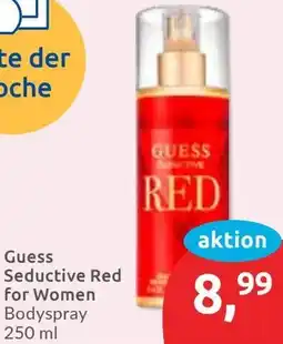 Budni Guess Seductive Red for Women Bodyspray Angebot