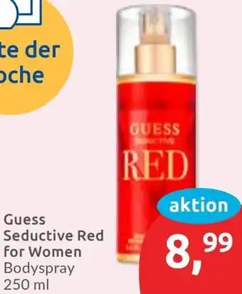 Budni Guess Seductive Red for Women Bodyspray Angebot