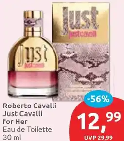 Budni Roberto Cavalli Just Cavalli for Her Eau de Toilette Angebot