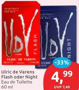 Budni Ulric de Varens Flash oder Night Eau de Toilette Angebot