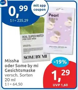 Budni Missha oder Some by mi Gesichtsmaske Angebot