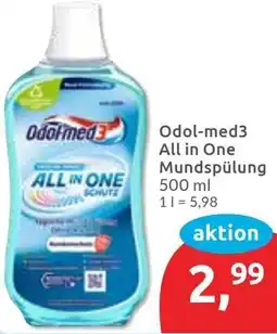 Budni Odol-med3 All in One Mundspülung Angebot