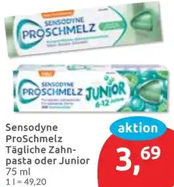 Budni Sensodyne ProSchmelz Tägliche Zahnpasta oder Junior Angebot
