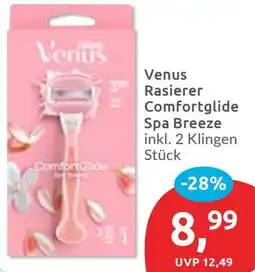 Budni Venus Rasierer Comfortglide Spa Breeze Angebot
