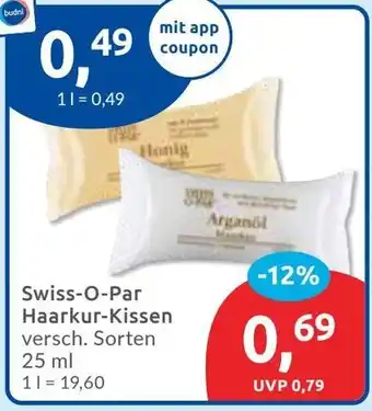 Budni Swiss-O-Par Haarkur-Kissen Angebot