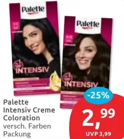 Budni Palette Intensiv Creme Coloration Angebot