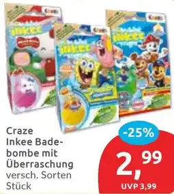 Budni Craze Inkee Badebombe mit Überraschung Angebot
