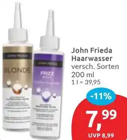 Budni John Frieda Haarwasser Angebot