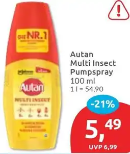 Budni Autan Multi Insect Pumpspray Angebot