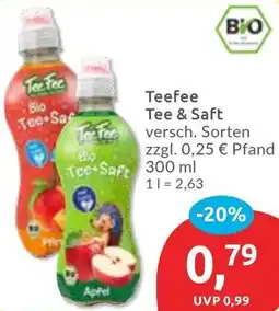 Budni Teefee Tee & Saft Angebot