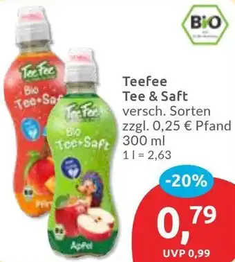Budni Teefee Tee & Saft Angebot