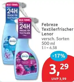 Budni Febreze Textilerfrischer Lenor Angebot