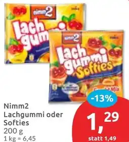 Budni Nimm2 Lachgummi oder Softies Angebot