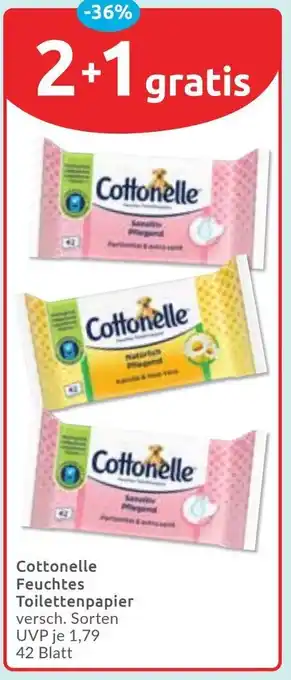 Budni Cottonelle Feuchtes Toilettenpapier Angebot