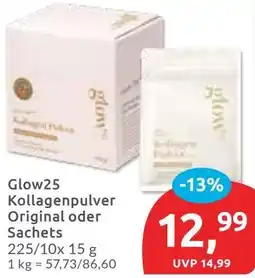 Budni Glow25 Kollagenpulver Original oder Sachets Angebot