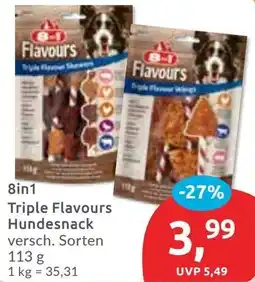 Budni 8in1 Triple Flavours Hundesnack Angebot