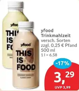 Budni yfood Trinkmahlzeit Angebot