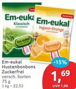 Budni Em-eukal Hustenbonbons Zuckerfrei Angebot