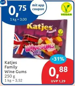 Budni Katjes Family Wine Gums Angebot