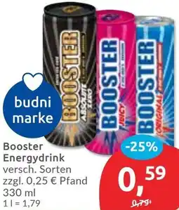 Budni Booster Energydrink Angebot