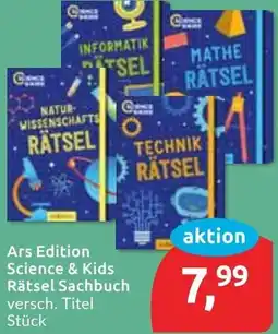Budni Ars Edition Science & Kids Rätsel Sachbuch Angebot