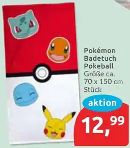 Budni Pokémon Badetuch Pokeball Angebot