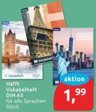 Budni Häfft Vokabelheft DIN A5 Angebot