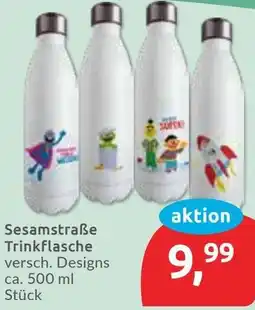 Budni Sesamstraße Trinkflasche Angebot