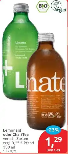 Budni Lemonaid oder ChariTea Angebot
