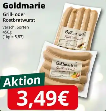 Famila Nord West Goldmarie Grill- oder Rostbratwurst Angebot