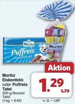 Famila Nord West Moritz Eiskonfekt oder Puffreis Tafel Angebot