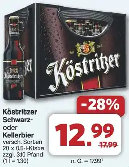 Famila Nord West Köstritzer Schwarz- oder Kellerbier Angebot
