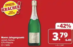 Famila Nord West Mumm Jahrgangssekt Angebot