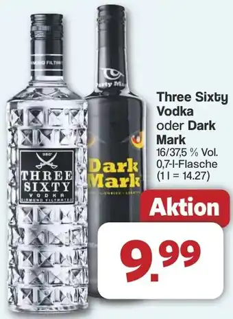Famila Nord West Three Sixty Vodka oder Dark Mark Angebot