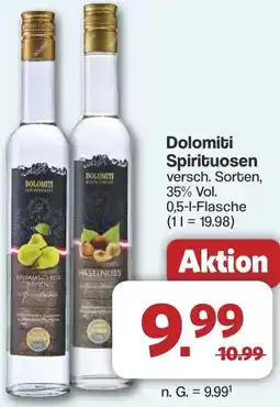 Famila Nord West Dolomiti Spirituosen Angebot