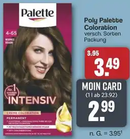 Famila Nord West Poly Palette Coloration Angebot