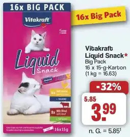 Famila Nord West Vitakraft Liquid Snack Angebot