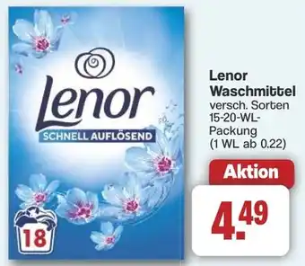 Famila Nord West Lenor Waschmittel Angebot
