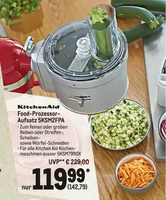 METRO KitchenAid Food-Prozessor-Aufsatz 5KSM2FPA Angebot