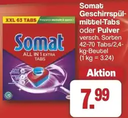 Famila Nord West Somat Geschirrspülmittel-Tabs oder Pulver Angebot