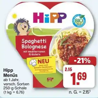 Famila Nord West Hipp Menüs Angebot