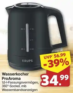 Famila Nord West KRUPS Wasserkocher ProAroma Angebot