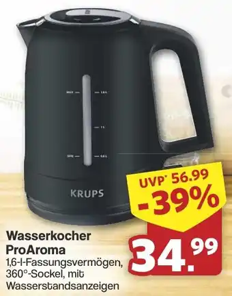 Famila Nord West KRUPS Wasserkocher ProAroma Angebot