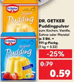 Kaufland DR. OETKER Puddingpulver Angebot