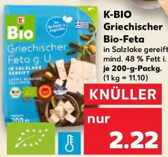 Kaufland K-BIO Griechischer Bio-Feta Angebot