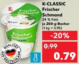 Kaufland K-CLASSIC Frischer Schmand Angebot