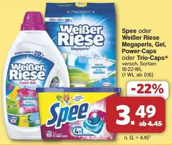 Famila Nord West Spee oder Weißer Riese Megaperls, Gel, Power-Caps oder Trio-Caps Angebot